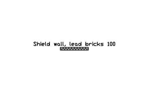 Preview of the Shield wall, lead bricks 100 symbol, block RAD_WALL_LEAD_BRICK