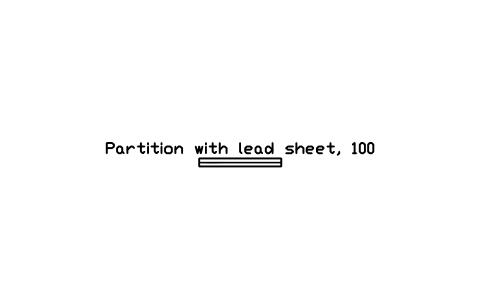 Preview of the Partition with lead sheet, 100 symbol, block RAD_WALL_LEAD_PARTITION