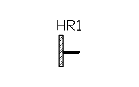 Anteprima del simbolo Corrimano, ritorno a muro, blocco RLG_STAIR_RAIL_RETURN