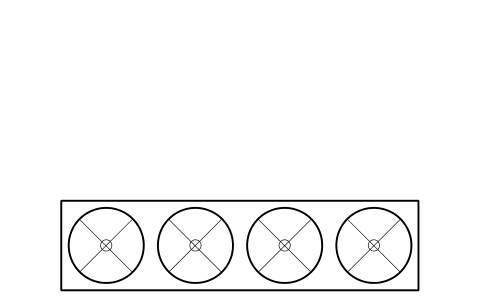 Preview of the Air-cooled condenser, 4 fans symbol, block RMR_ACC_4