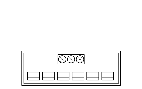 Preview of the Blast freezer tunnel, plan symbol, block RMR_AIR_COOLER_TUNNEL