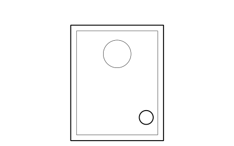 Preview of the Condensing boiler, floor standing symbol, block RMR_BOILER_COND_FLOOR