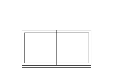 Preview of the Worktop refrigerator, 2 doors symbol, block RMR_CAB_WORKTOP