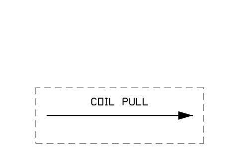 Preview of the Coil pull space symbol, block RMR_CLEAR_COIL