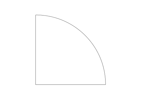 Preview of the Door swing clearance symbol, block RMR_CLEAR_DOORSWING