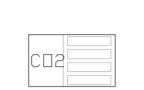 Preview of the Compressor, CO2 semi-hermetic symbol, block RMR_COMP_CO2
