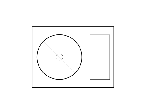 Preview of the Condensing unit, medium symbol, block RMR_COND_UNIT_M