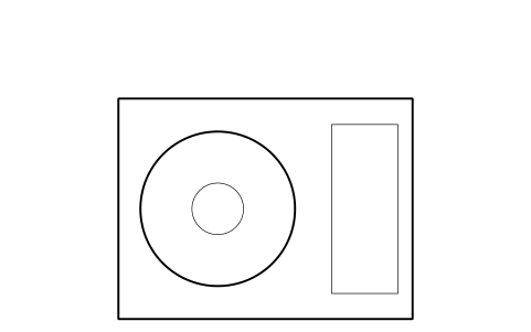 Preview of the Condensing unit, small symbol, block RMR_COND_UNIT_S