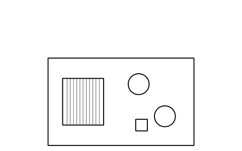 Preview of the District heating substation symbol, block RMR_DH_SUBSTATION