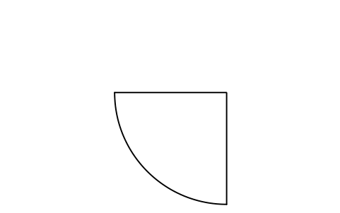 Preview of the Machinery room door, outward symbol, block RMR_DOOR_MR_SINGLE