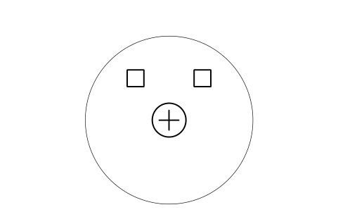 Preview of the Eyewash and shower station symbol, block RMR_EYEWASH