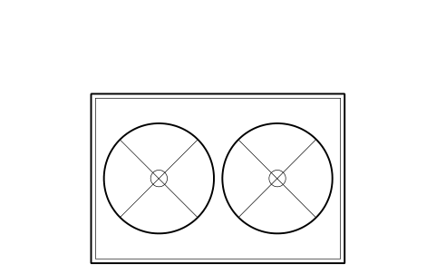 Preview of the Closed-circuit fluid cooler symbol, block RMR_FLUIDCOOLER