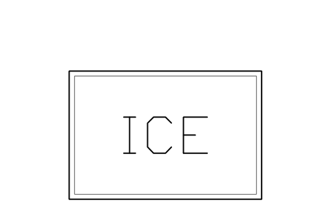 Preview of the Flake ice machine symbol, block RMR_ICE_FLAKE