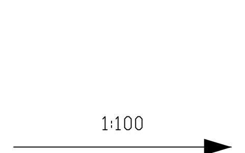 Preview of the Pipe slope marker symbol, block RMR_MK_SLOPE