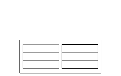 Preview of the Pallet racking bay, 2 positions symbol, block RMR_RACK_BAY