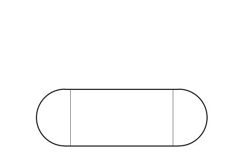 Preview of the Liquid receiver, horizontal, small symbol, block RMR_RECEIVER_S