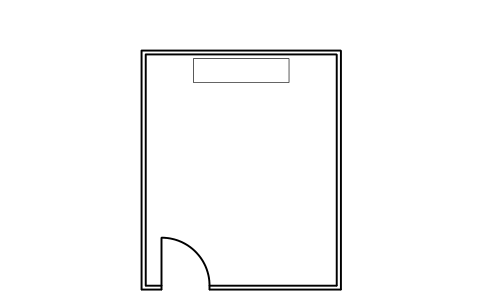Preview of the Cold room 5 x 6 m symbol, block RMR_ROOM_5X6