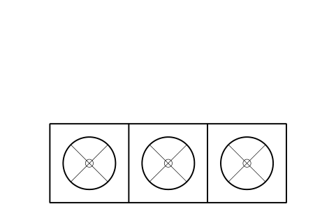 Preview of the Cooling tower, 3 cells symbol, block RMR_TOWER_3