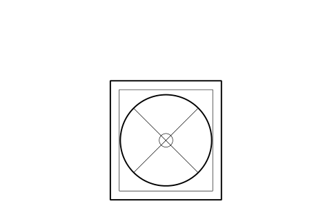 Preview of the Unit cooler, 1 fan symbol, block RMR_UC_1