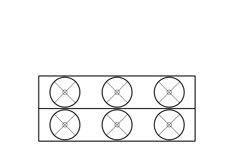 Preview of the Unit cooler, double discharge symbol, block RMR_UC_DOUBLE
