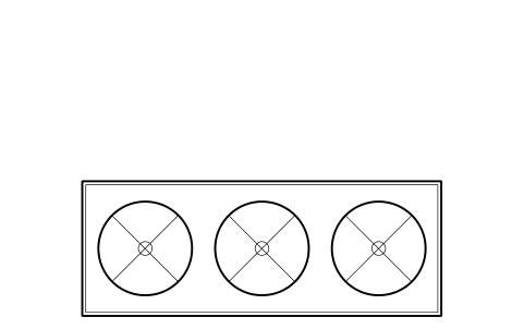 Preview of the Industrial air cooler, ceiling symbol, block RMR_UC_INDUSTRIAL