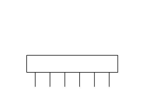 Preview of the Underfloor heating manifold symbol, block RMR_UFH_MANIFOLD