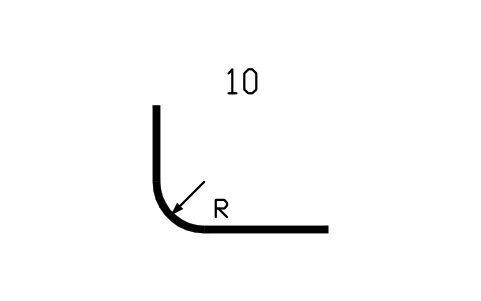 Vorschau des Symbols Biegung mit Dornradius, Block RBR_BAR_MANDREL_R