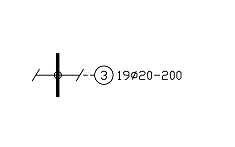 Vorschau des Symbols Stabbeschriftung mit Angabe, Block RBR_BAR_MARKING