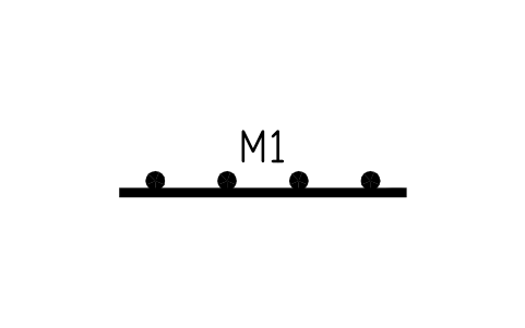 Vorschau des Symbols Mattenschnitt, mit Punkten, Block RBR_MESH_SEC_CONV