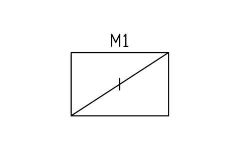 Vorschau des Symbols Betonstahlmatte, Draufsicht, Block RBR_MESH_TOP
