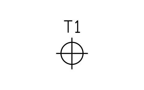 Vorschau des Symbols Verankerung, Stirnansicht rund, Block RBR_PRE_ANCHOR_RND