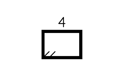 Vorschau des Symbols Bügel im Schnitt, mit Haken, Block RBR_STIRRUP