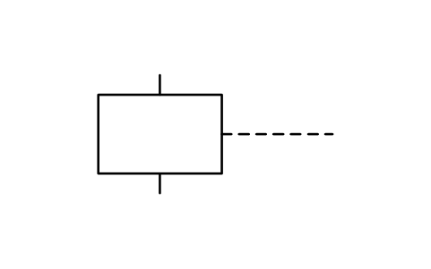 Actuator, electromagnetic 심볼 미리보기, 블록 RLY_S00189_ACTUATOR_ELECTROMAGNETIC