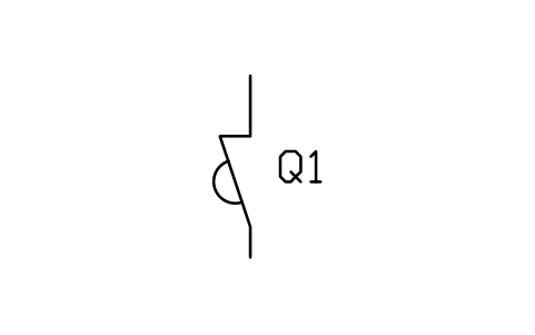 Contactor main break contact 심볼 미리보기, 블록 RLY_S00286_CONTACTOR_MAIN_BREAK_CONTACT
