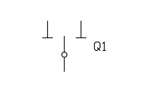 Two-way disconnector 심볼 미리보기, 블록 RLY_S00289_TWO_WAY_DISCONNECTOR