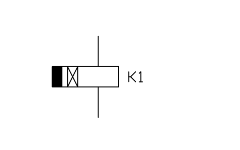 Coil, slow-operate/release 심볼 미리보기, 블록 RLY_S00313_COIL_SLOW_OPERATE_RELEASE
