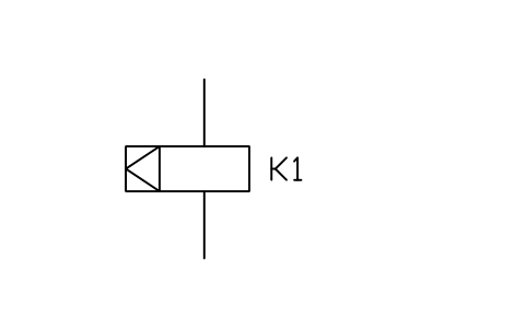 Coil, mechanical latch 심볼 미리보기, 블록 RLY_S00318_COIL_MECHANICAL_LATCH