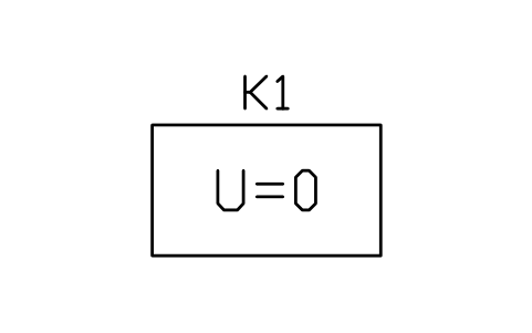 No-voltage relay 심볼 미리보기, 블록 RLY_S00338_NO_VOLTAGE_RELAY