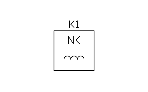 Winding short-circuit relay 심볼 미리보기, 블록 RLY_S00347_WINDING_SHORT_CIRCUIT_RELAY