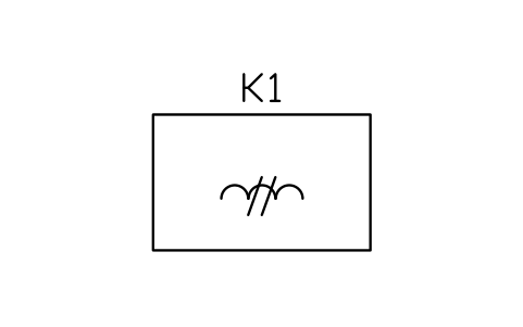 Divided-conductor relay 심볼 미리보기, 블록 RLY_S00348_DIVIDED_CONDUCTOR_RELAY
