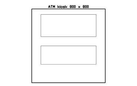 Preview of the ATM kiosk 800 x 800 symbol, block RRT_ATM