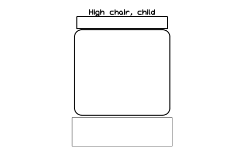 Preview of the High chair, child symbol, block RRT_CHAIR_HIGH