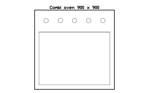 Preview of the Combi oven 900 x 900 symbol, block RRT_COMBI_OVEN