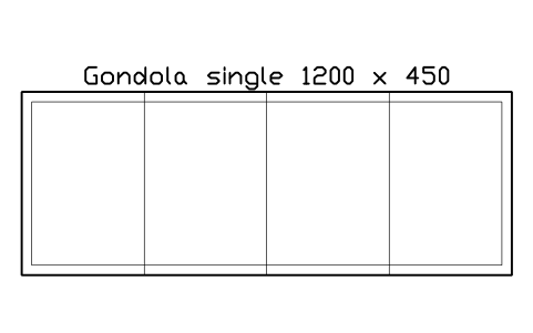 Preview of the Gondola single 1200 x 450 symbol, block RRT_GONDOLA_1200X450