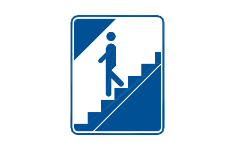 Vista previa del símbolo G25 Subway stairs, bloque RCG_G25