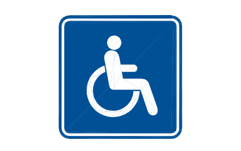 Vista previa del símbolo G26 Accessible facility, bloque RCG_G26