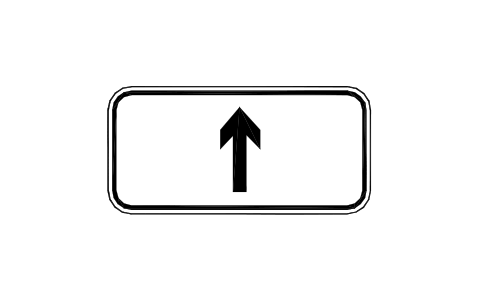 Preview of the A7a Arrow, ahead symbol, block RCR_A7a