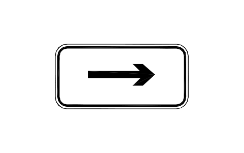 Preview of the A7c Arrow, right symbol, block RCR_A7c