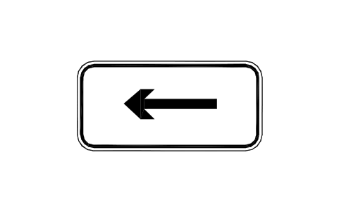 Preview of the A7d Arrow, left symbol, block RCR_A7d