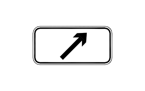 Preview of the A7f Arrow, ahead right symbol, block RCR_A7f